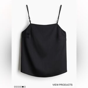 H&M Black Camisole Top